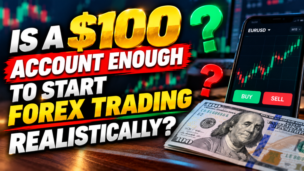 Is a $100 Account Enough to Start Forex Trading Realistically? 6 Starting forex trading with a $100 account – realistic lot size and risk guide