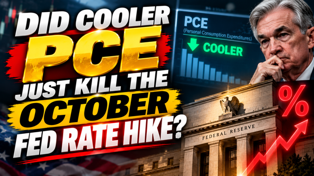 Did Cooler PCE Just Kill the October Fed Rate Hike? 4 October Fed rate hike odds fall after soft August core PCE, with gold and dollar reaction