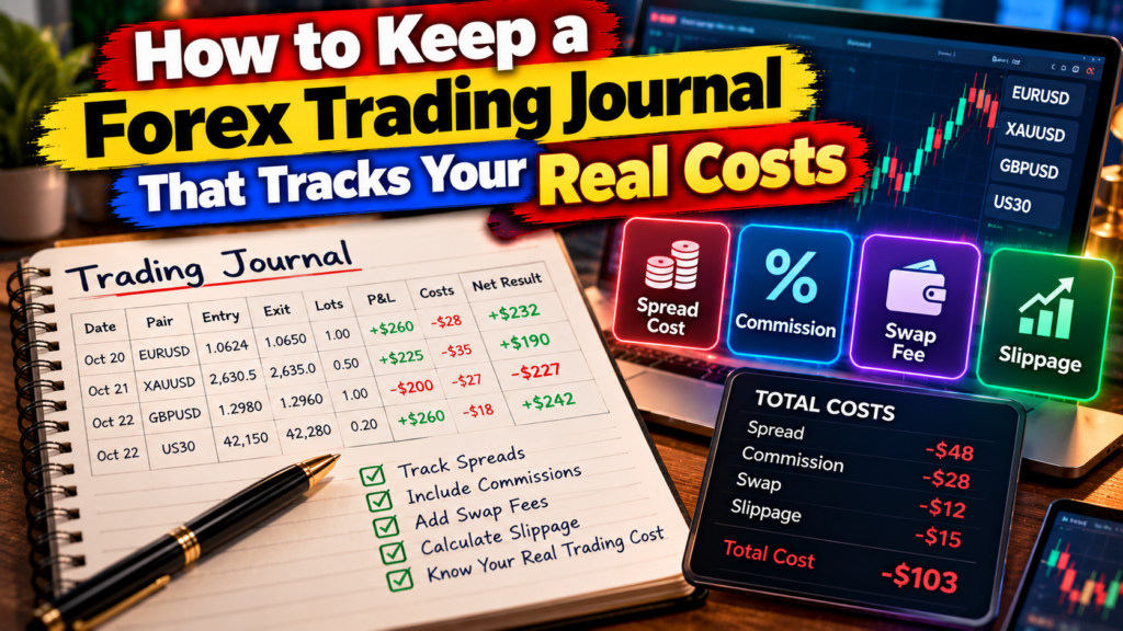 Forex trading journal that tracks real trading costs