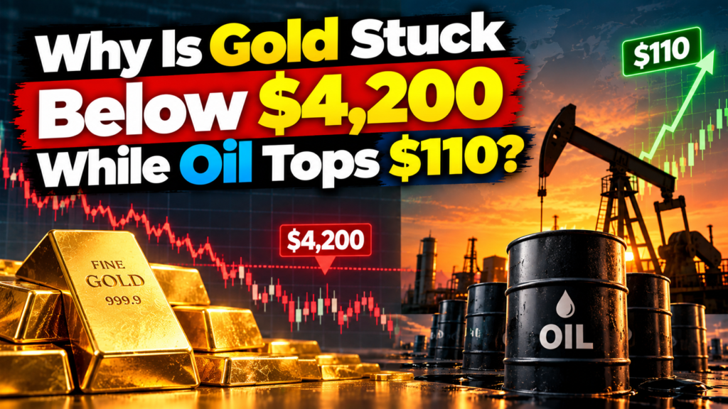 Why Is Gold Stuck Below $4,200 While Oil Tops $110?